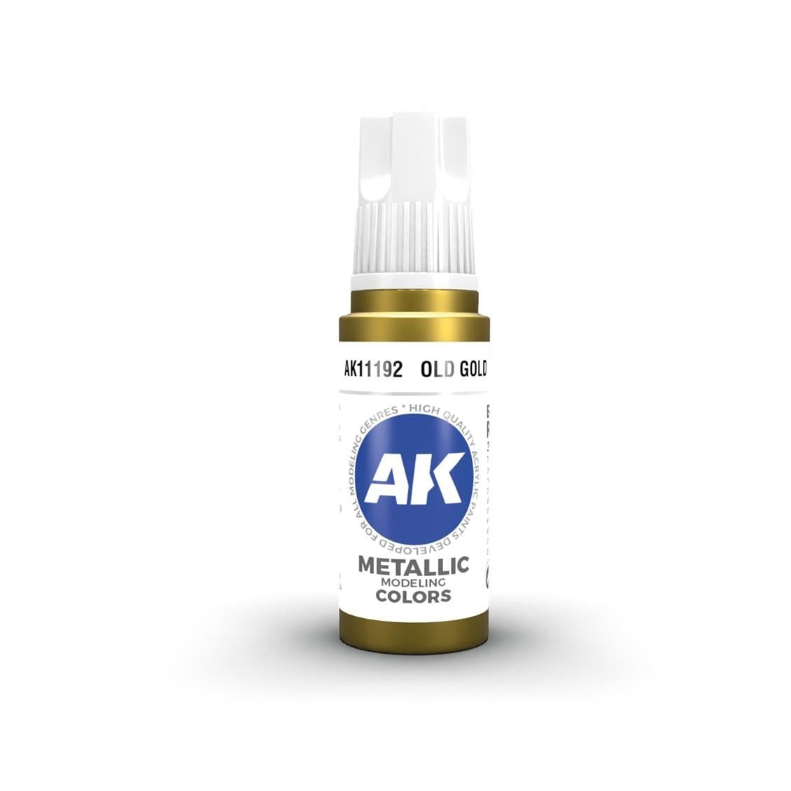 AK 11192 17 ml. Old Gold, 3GEN Akrilik Model Boyası