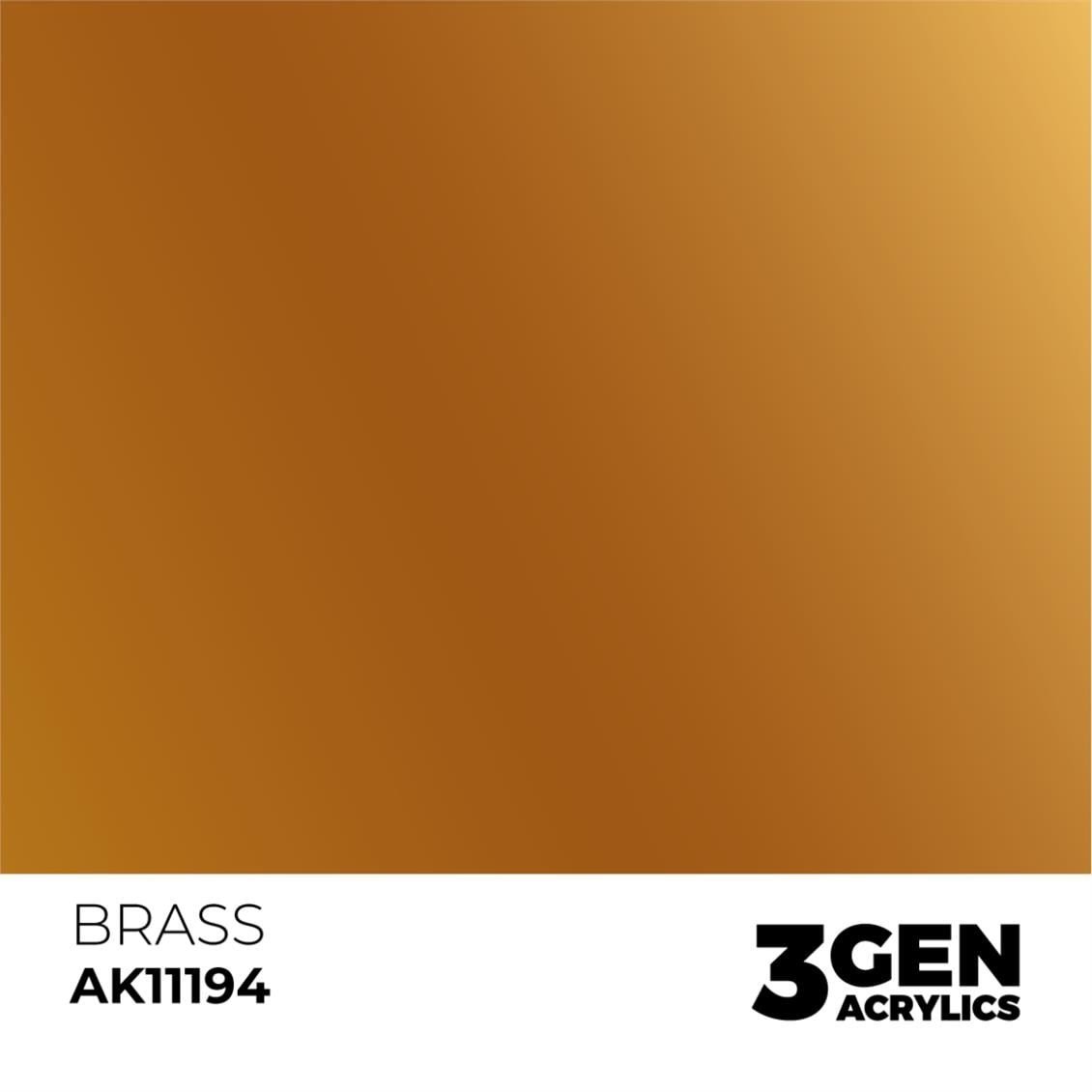 AK 11194 17 ml. Brass, 3GEN Akrilik Model Boyası