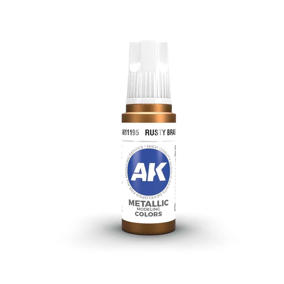 AK 11195 17 ml. Rusty Brass, 3GEN Akrilik Model Boyası