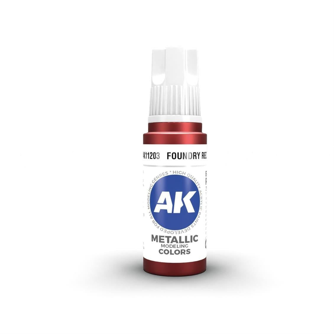 AK 11203 17 ml. Foundry Red, 3GEN Akrilik Model Boyası