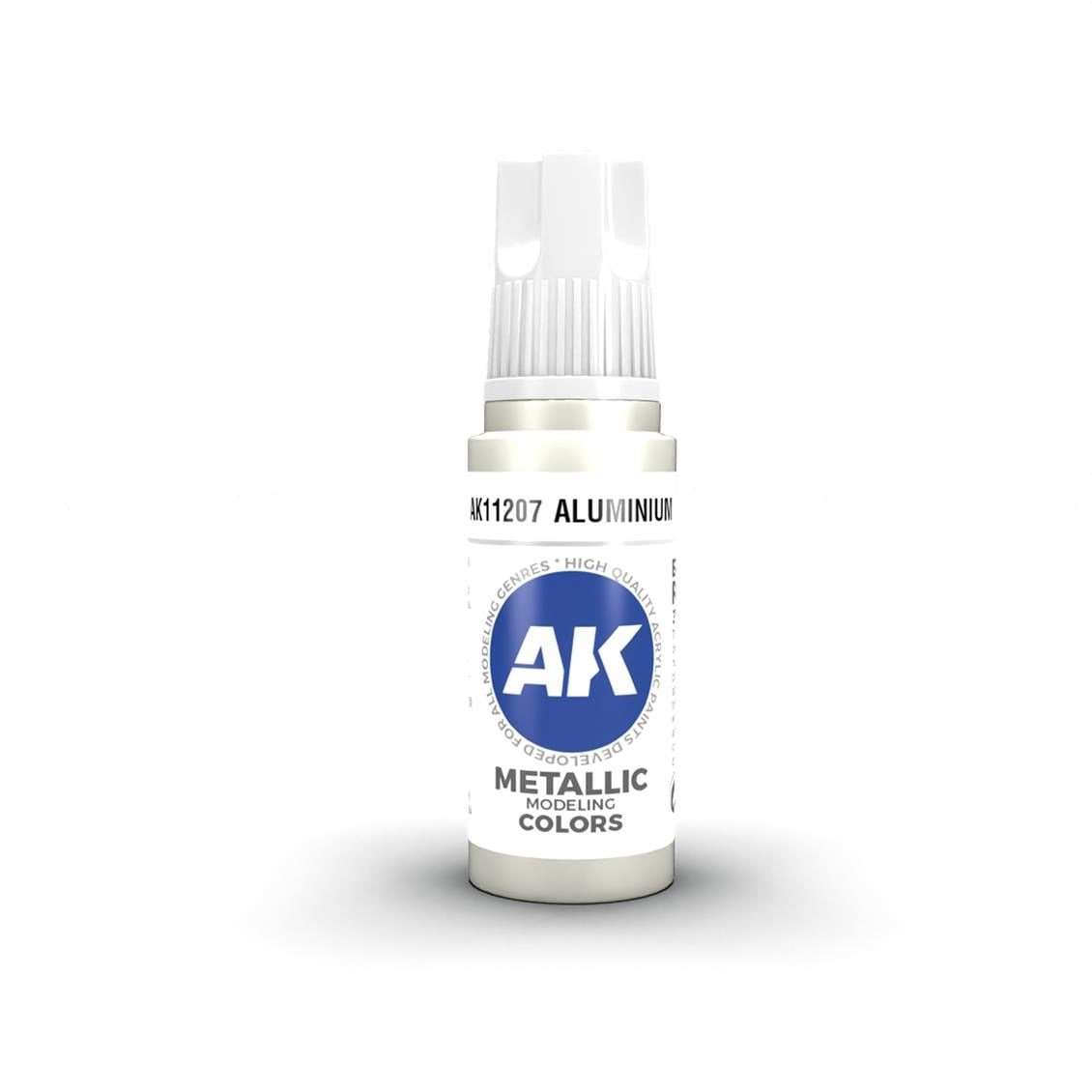 AK 11207 17 ml. Aluminium, 3GEN Akrilik Model Boyası