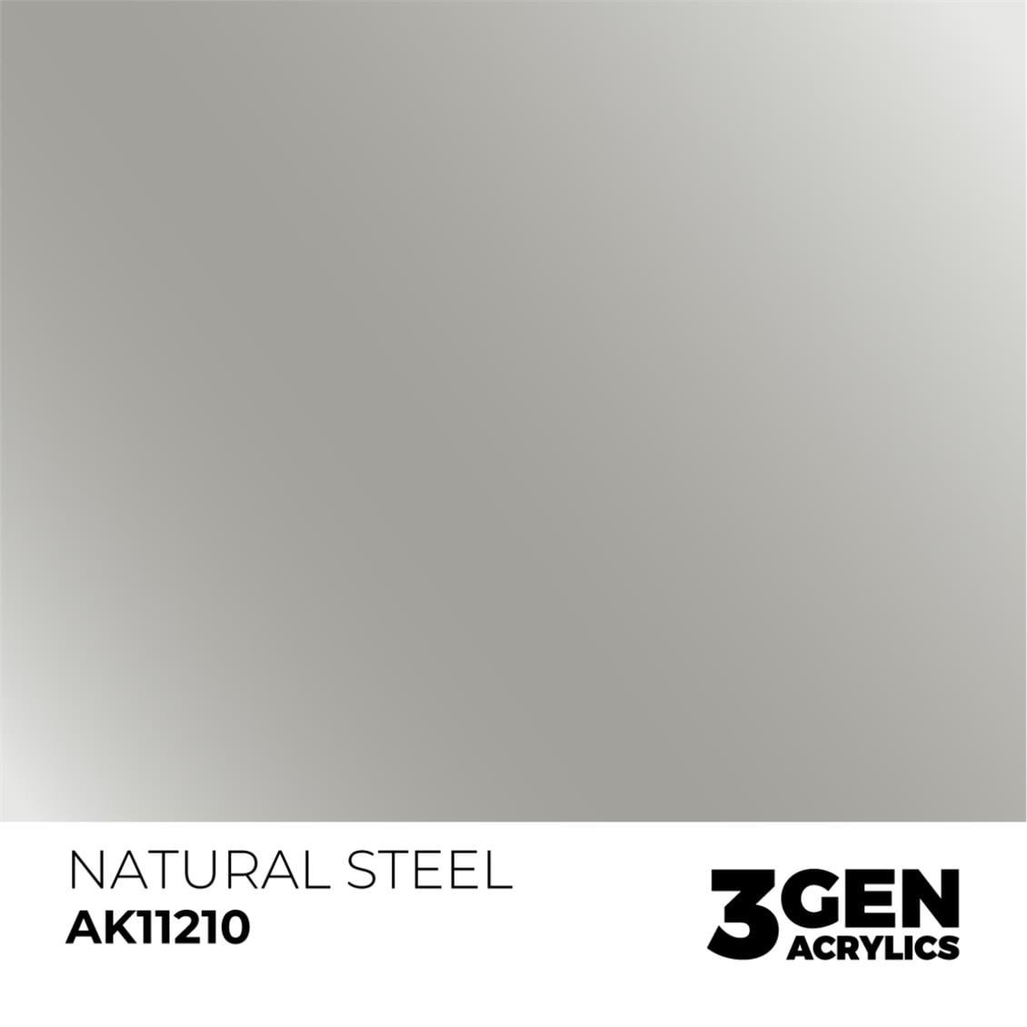 AK 11210 17 ml. Natural Steel, 3GEN Akrilik Model Boyası