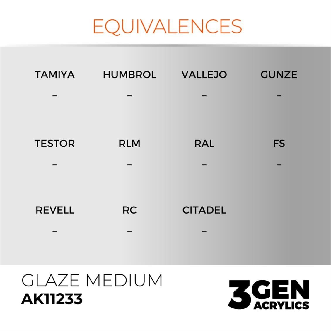 AK 11233 17 ml. Glaze Medium (Boya Şeffaflaştırıcı)
