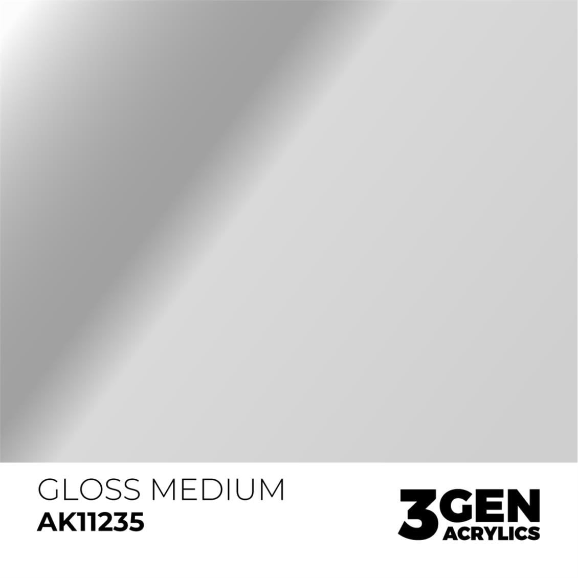 AK 11235 17 ml. Gloss Medium (Boya Parlaklaştırıcı)