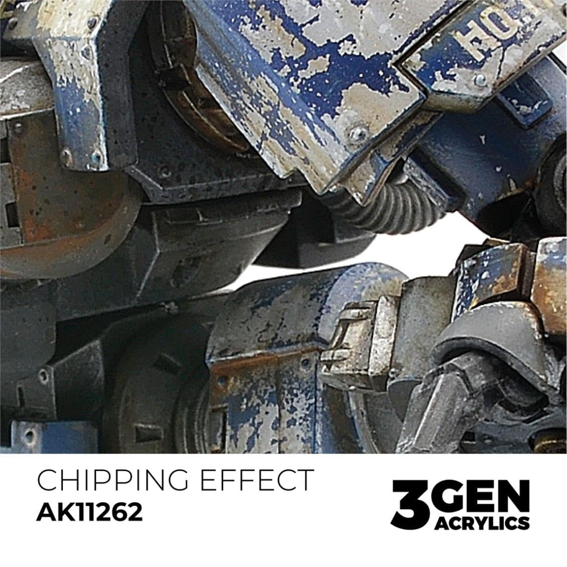 AK 11262 17 ml. Boya Çizilmesi ve Aşınması Efekti, Akrilik Model Boyası