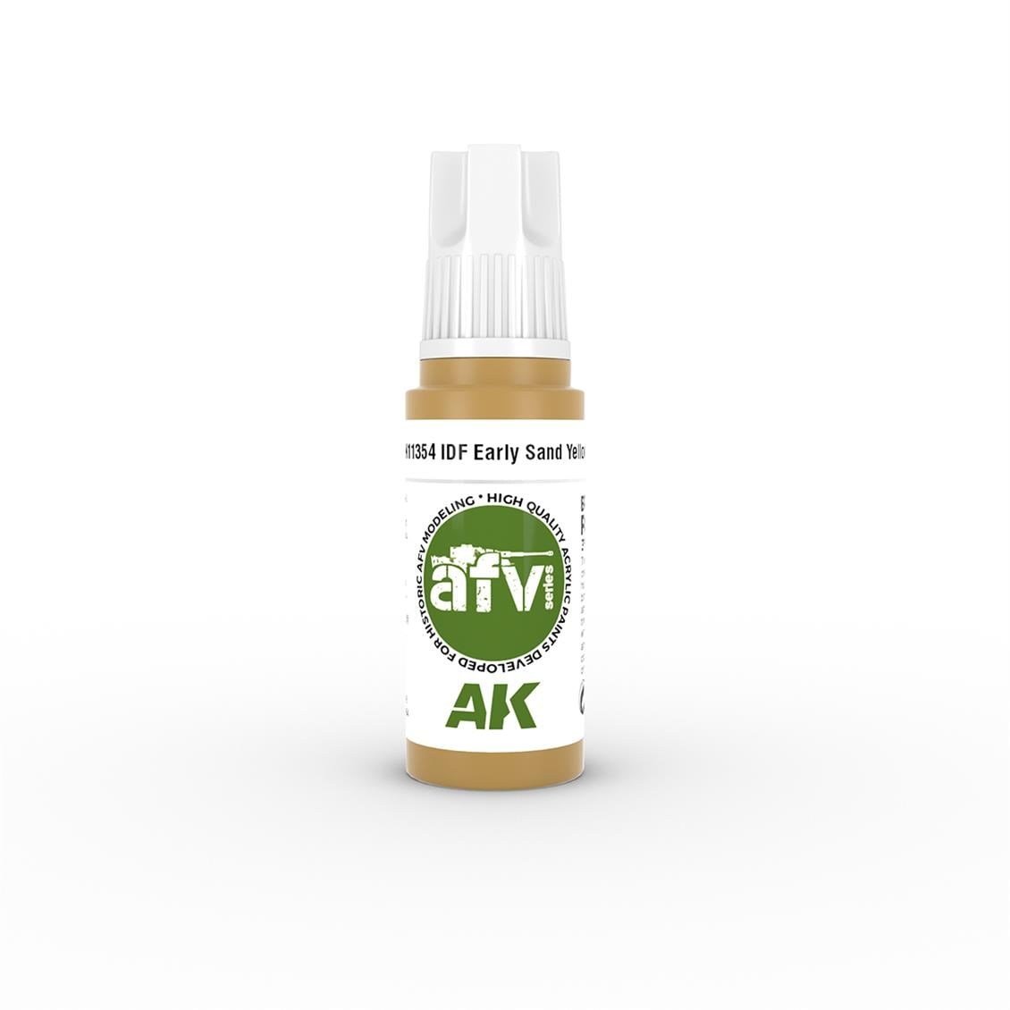 AK 11354 17 ml. IDF Early Sand Yellow, AFV Serisi 3GEN Akrilik Model Boyası