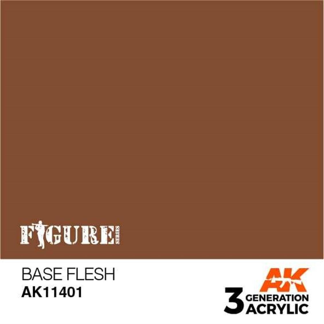 AK 11401 17 ml. Base Flesh, Figür Serisi 3GEN Akrilik Model Boyası