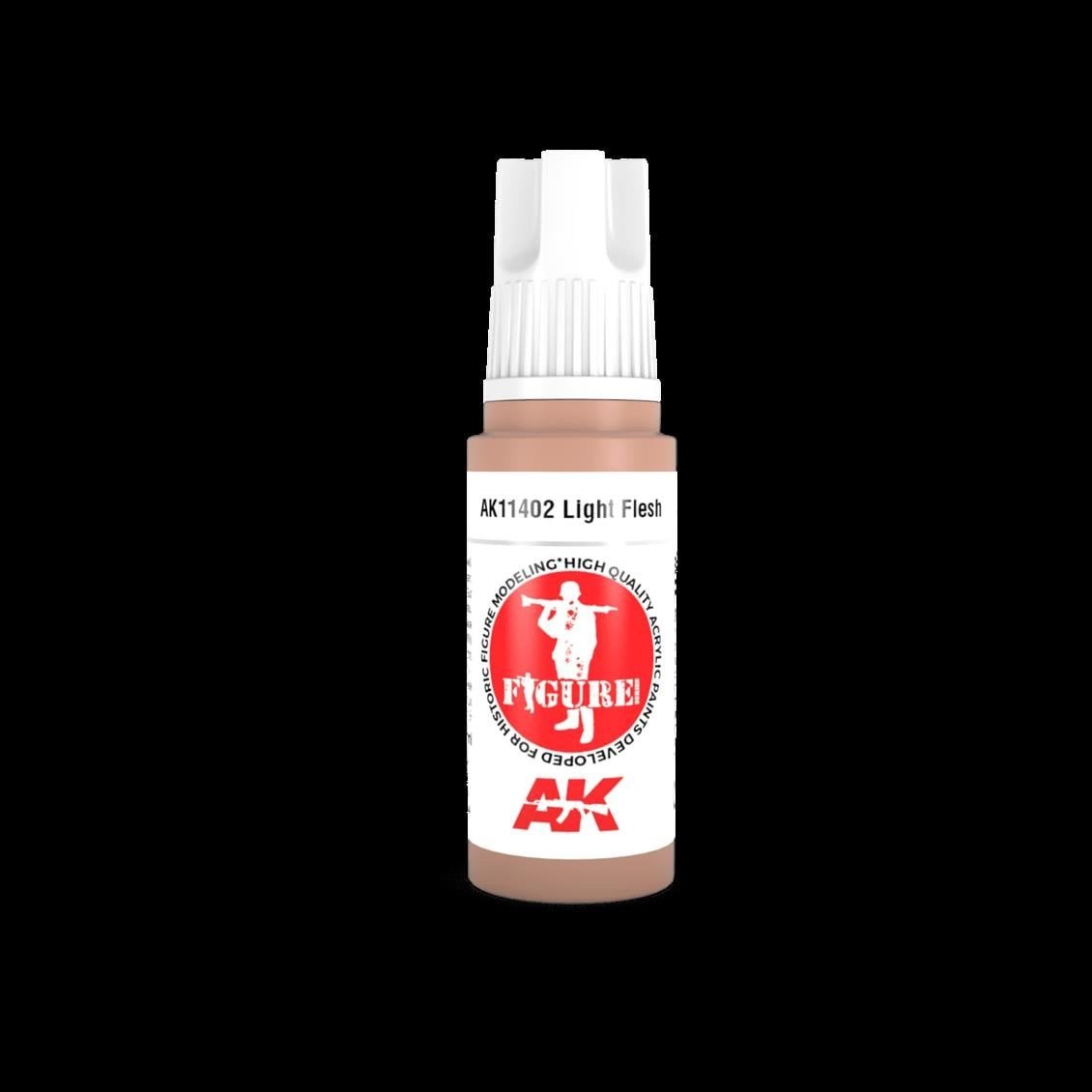 AK 11402 17 ml. Light Flesh, Figür Serisi 3GEN Akrilik Model Boyası