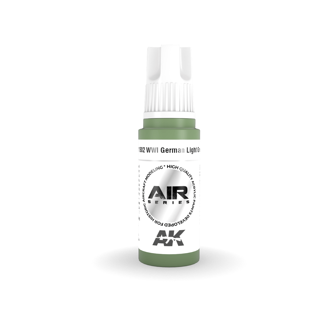 AK 11802 17 ml. WWI German Light Green, Aircraft Serisi 3GEN Akrilik Model Boyası