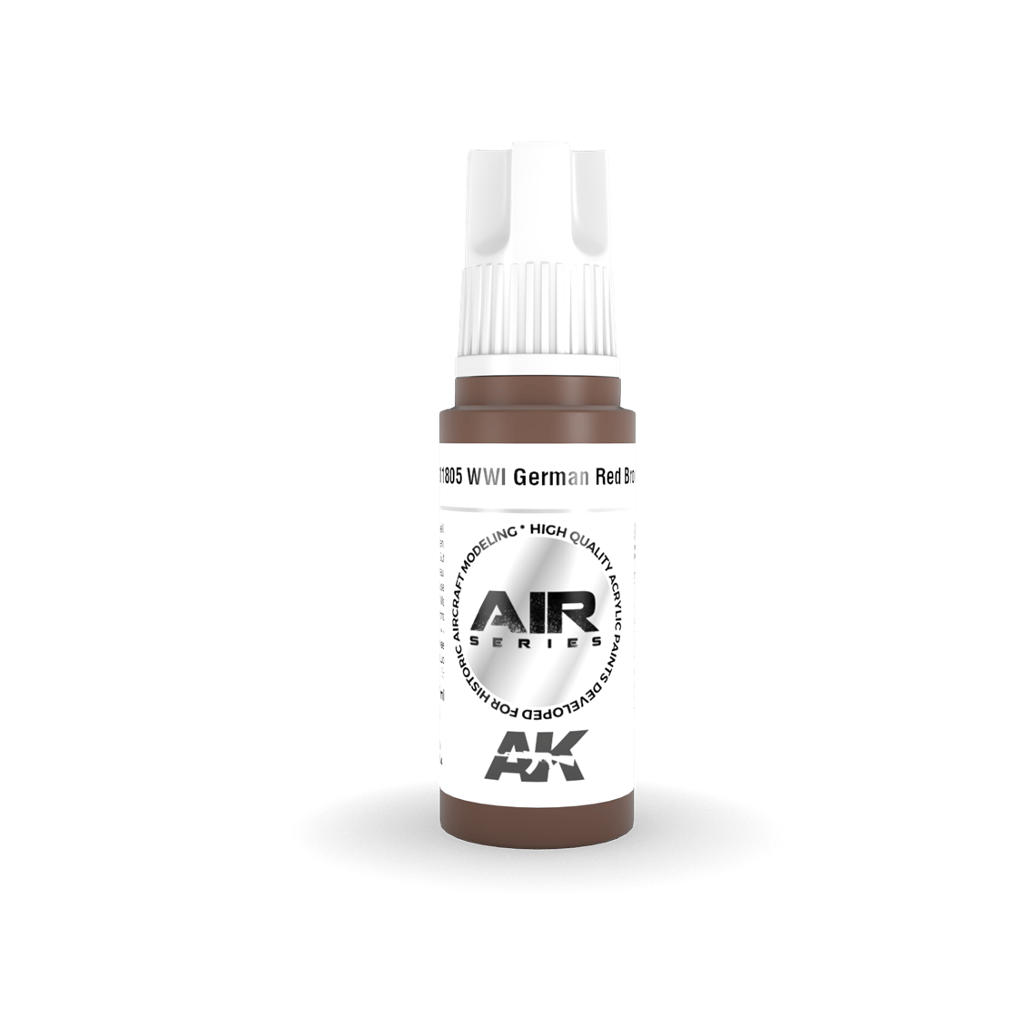 AK 11805 17 ml. WWI German Red Brown, Aircraft Serisi 3GEN Akrilik Model Boyası