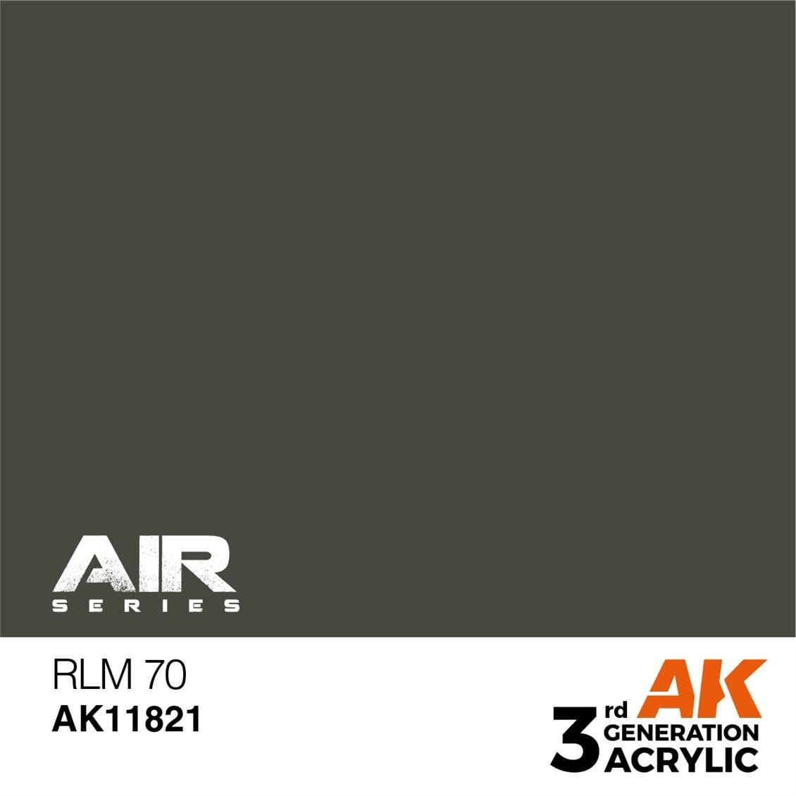 AK 11821 17 ml. RLM 70, Aircraft Serisi 3GEN Akrilik Model Boyası