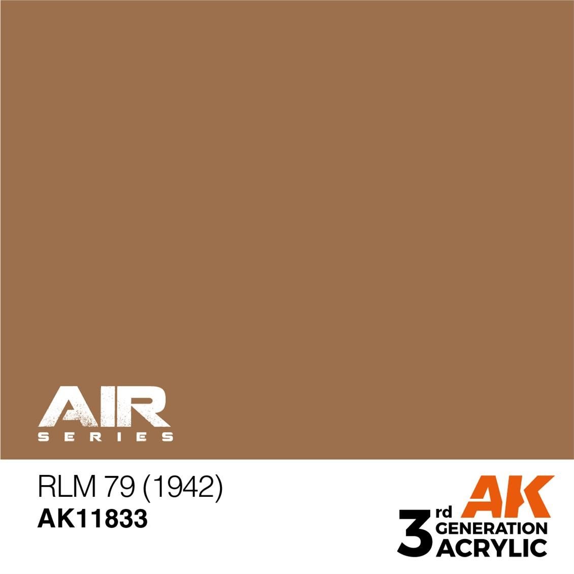 AK 11833 17 ml. RLM 79 (1942), Aircraft Serisi 3GEN Akrilik Model Boyası