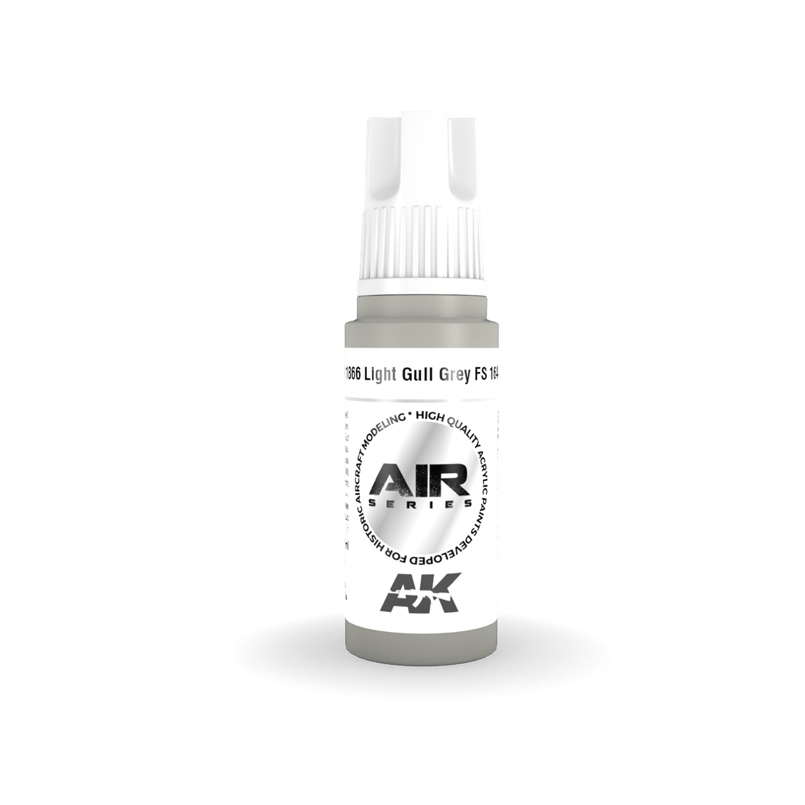 AK 11866 17 ml. Light Gull Grey FS 16440, Aircraft Serisi 3GEN Akrilik Model Boyası