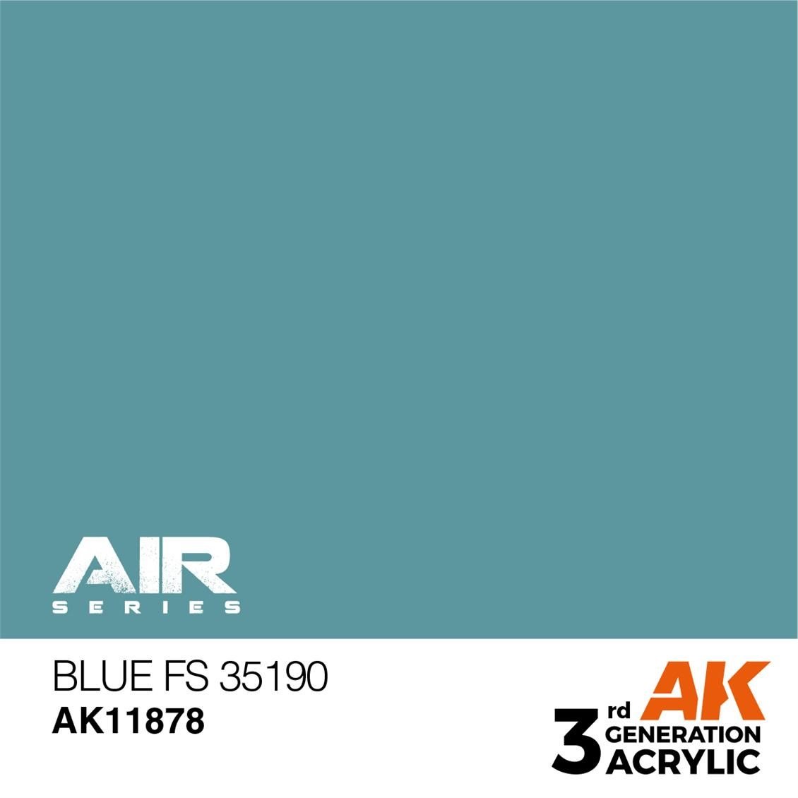 AK 11878 17 ml. Blue FS 35190, Aircraft Serisi 3GEN Akrilik Model Boyası