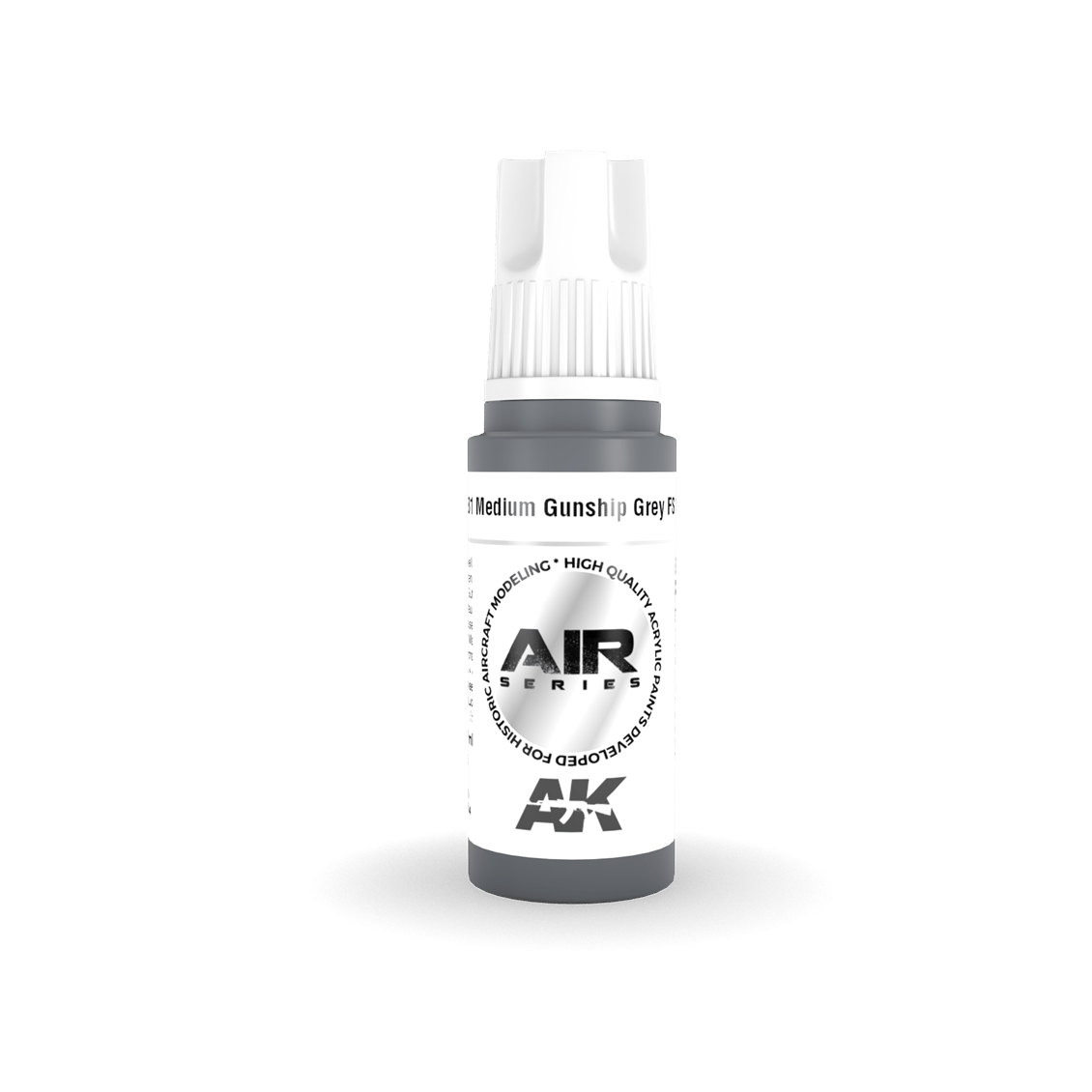 AK 11881 17 ml. Medium Gunship Grey FS 36118, Aircraft Serisi 3GEN Akrilik Model Boyası