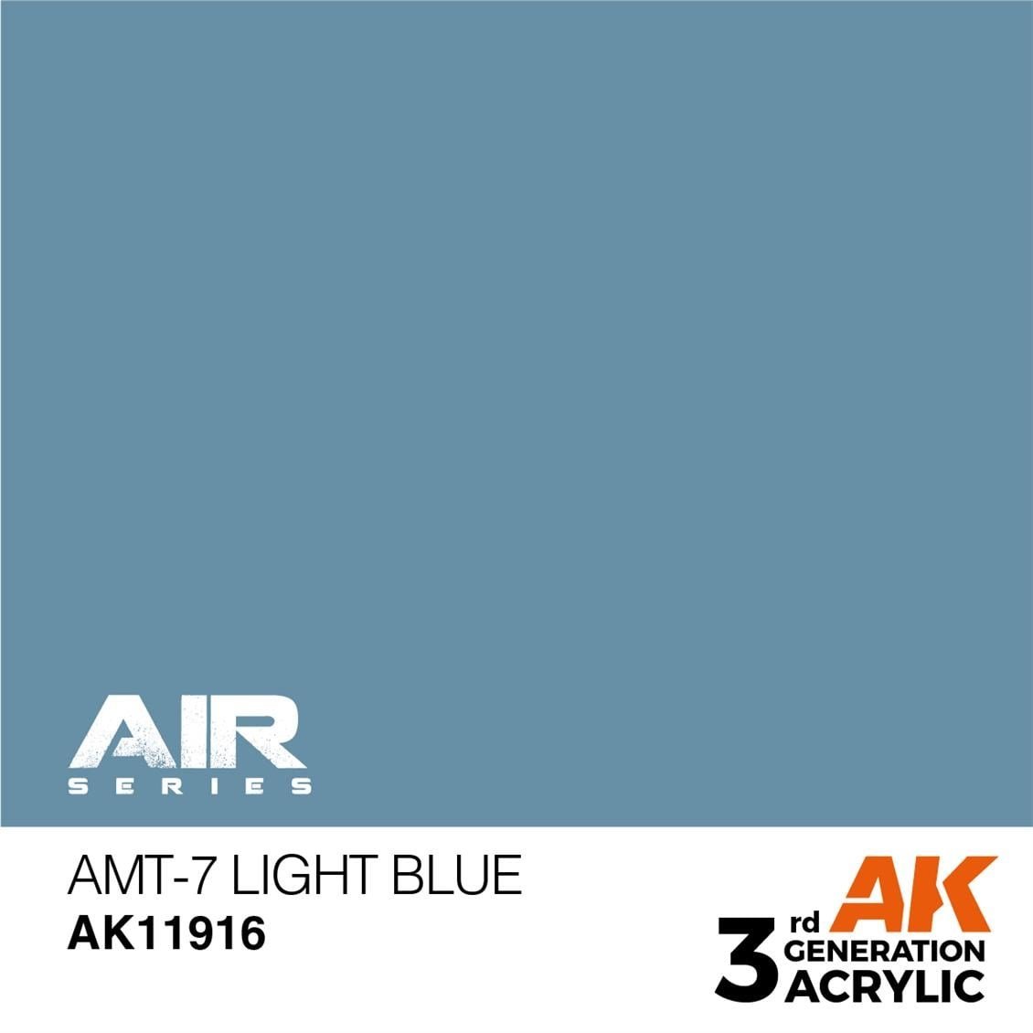 AK 11916 17 ml. AMT-7 Light Blue, Aircraft Serisi 3GEN Akrilik Model Boyası