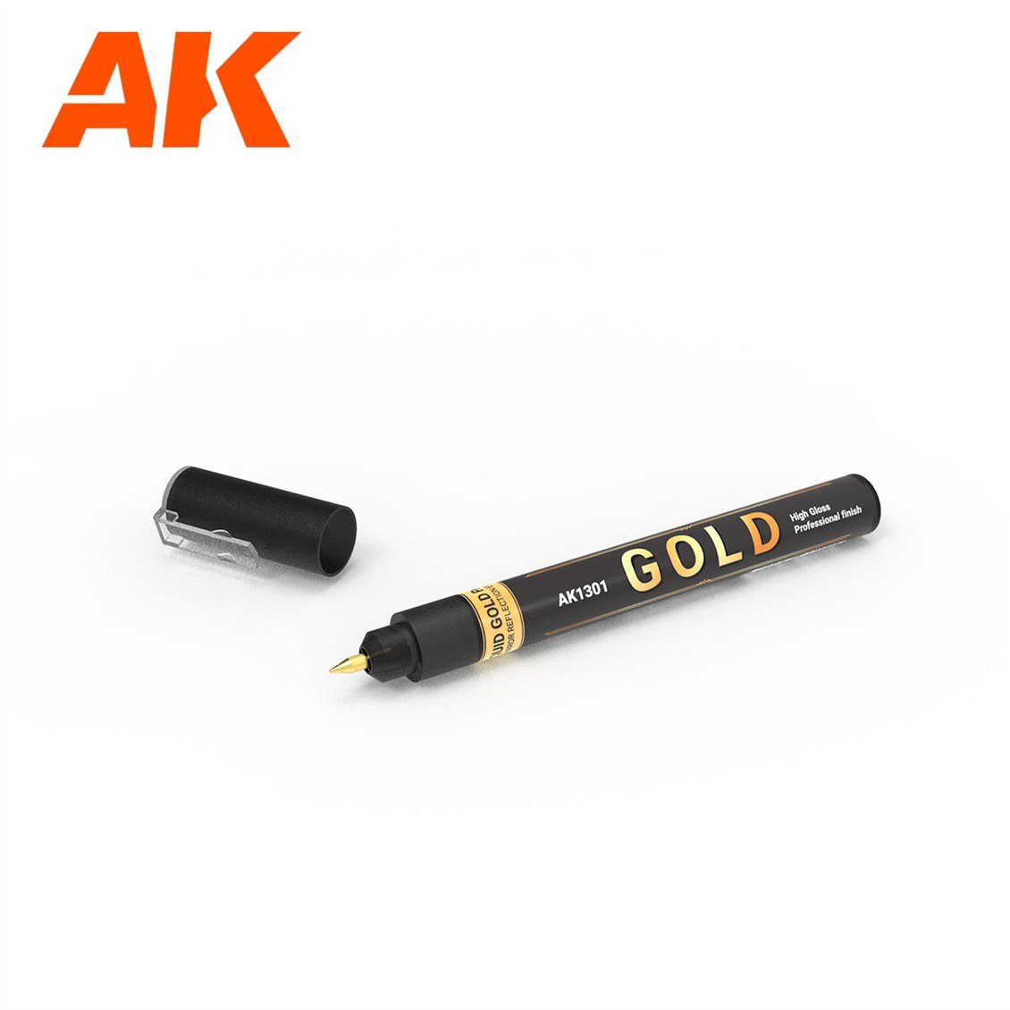 AK 1300 İnce Uclu Metalik Marker Kalemi Seti, 4 Adet