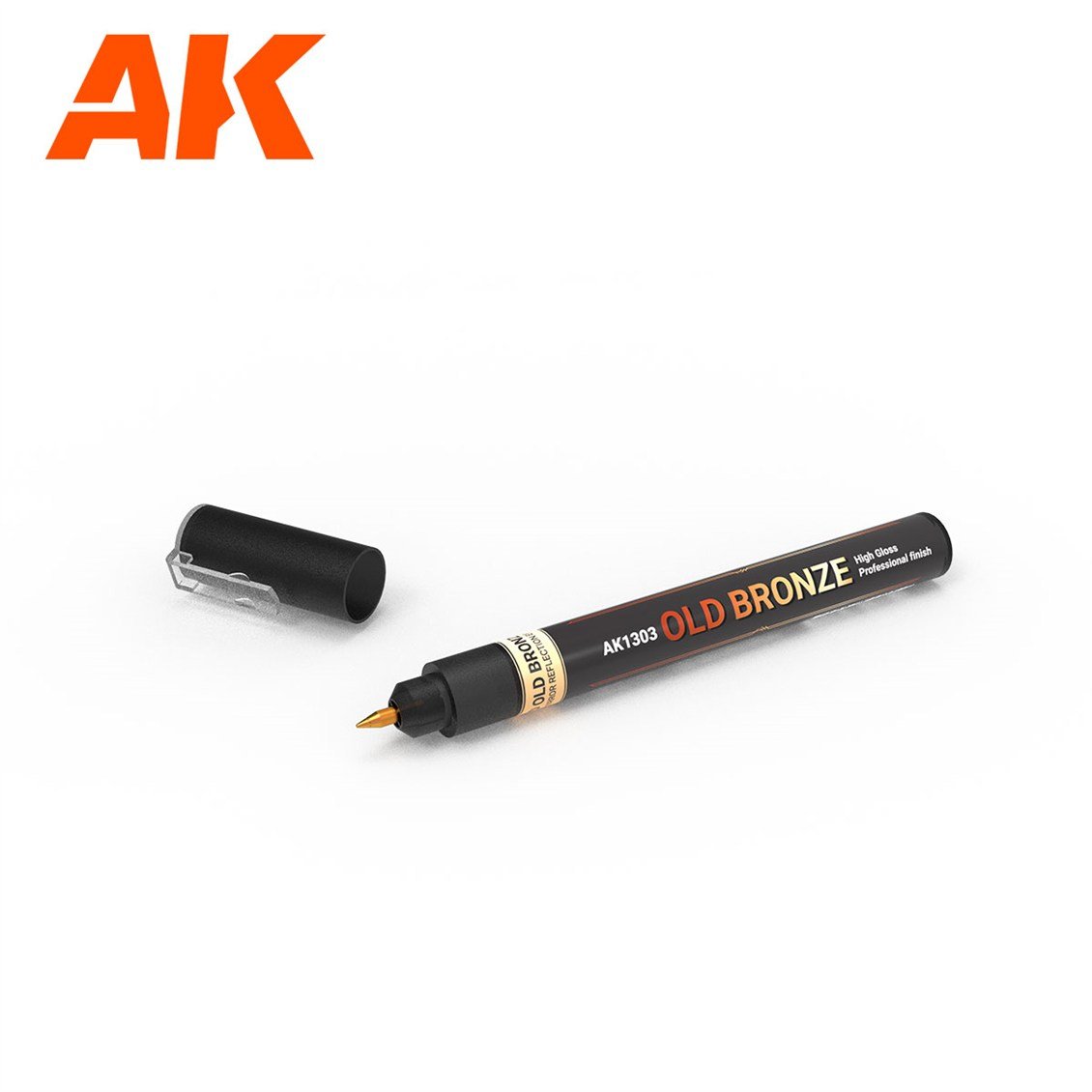 AK 1300 İnce Uclu Metalik Marker Kalemi Seti, 4 Adet