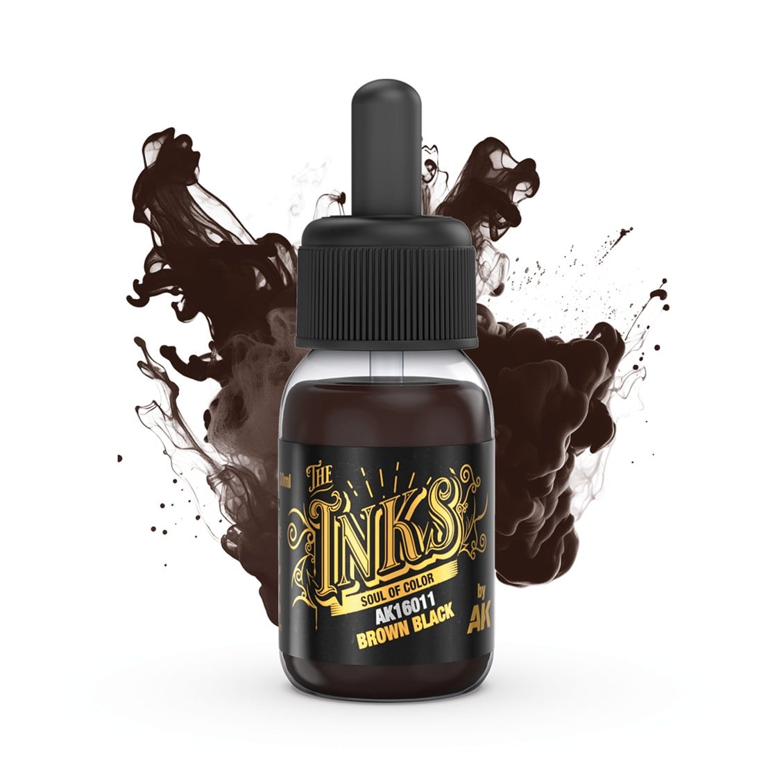 AK 16023 3x30 ml. Karanlık Renkler, Akrilik Mürekkep Seti