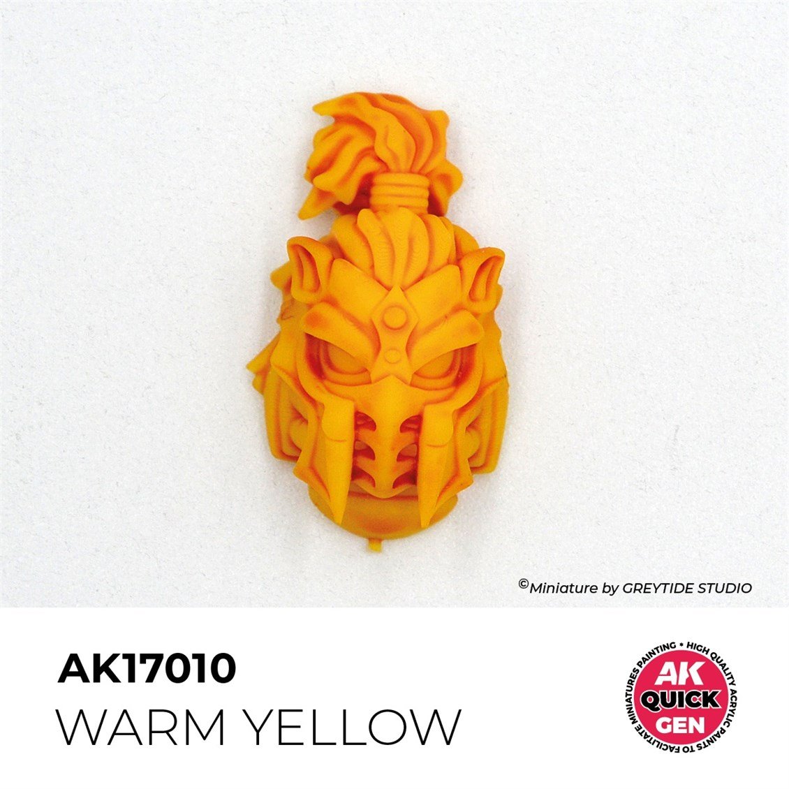 AK 17010 18 ml. Warm Yellow, QuickGen Serisi Akrilik Model Boyası