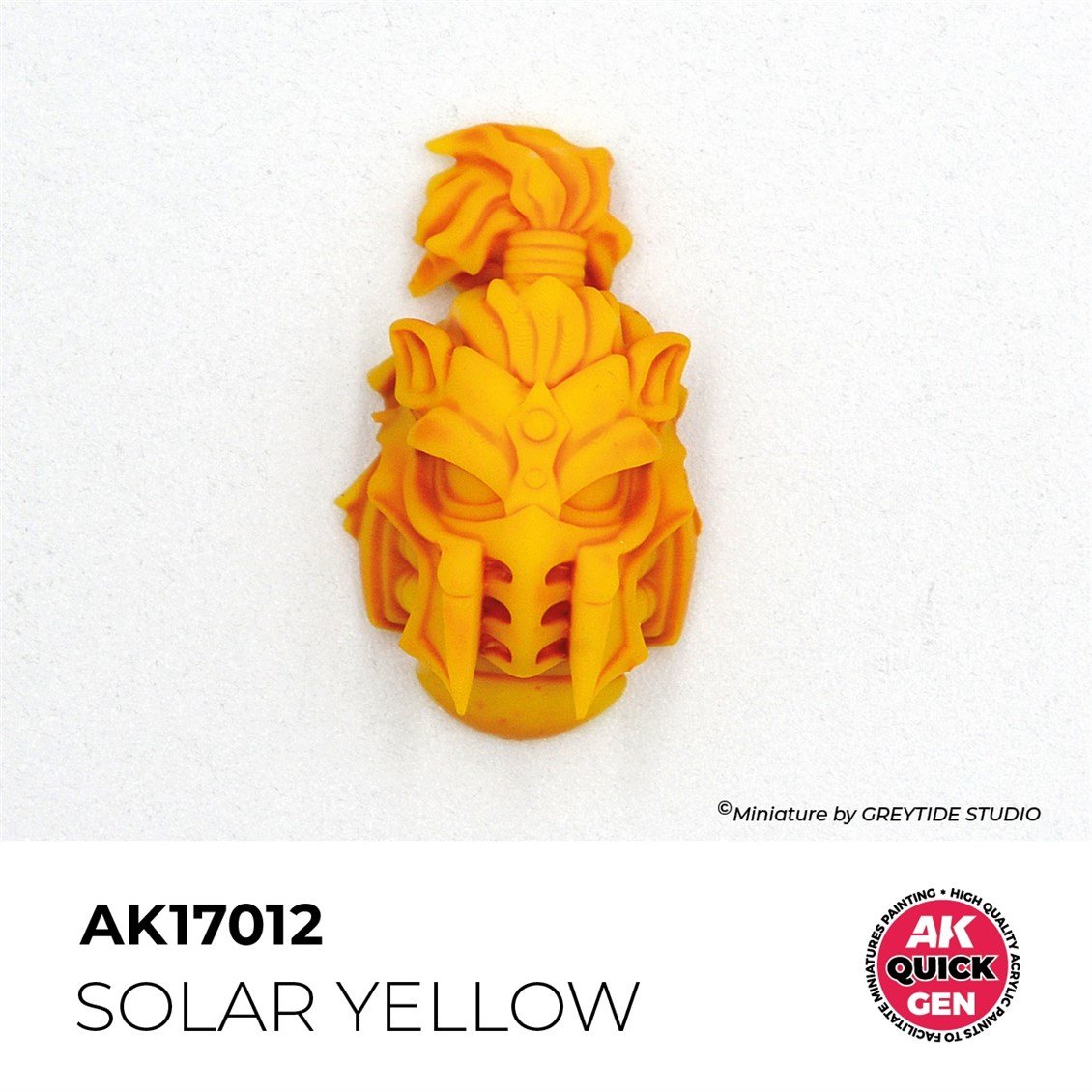 AK 17012 18 ml. Solar Yellow, QuickGen Serisi Akrilik Model Boyası