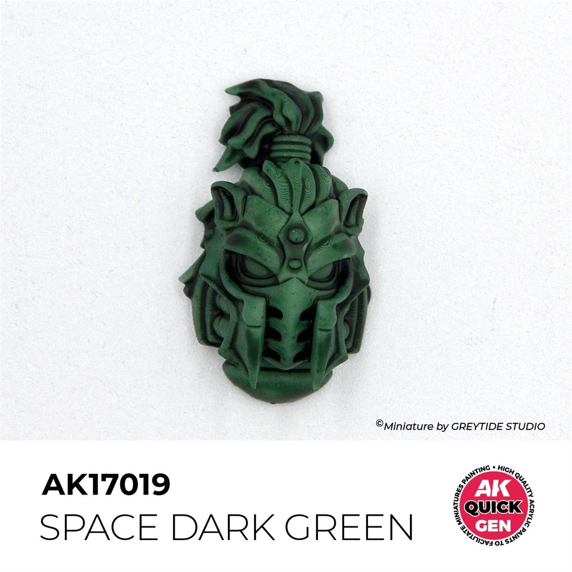 AK 17019 18 ml. Space Dark Green, QuickGen Serisi Akrilik Model Boyası