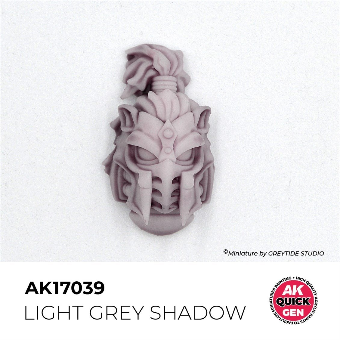 AK 17039 18 ml. Light  Grey Shadow, QuickGen Serisi Akrilik Model Boyası
