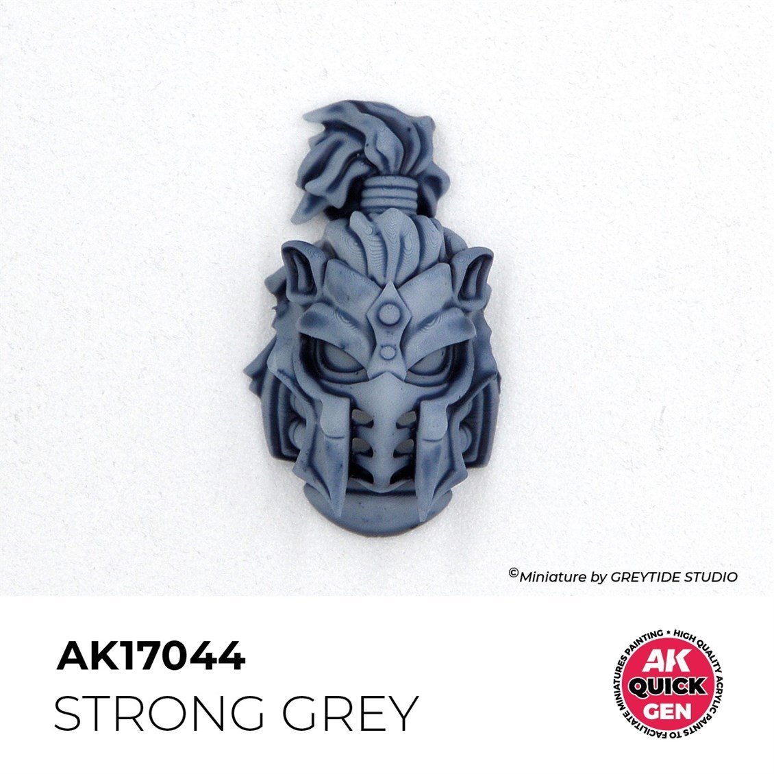 AK 17044 18 ml. Strong Grey, QuickGen Serisi Akrilik Model Boyası