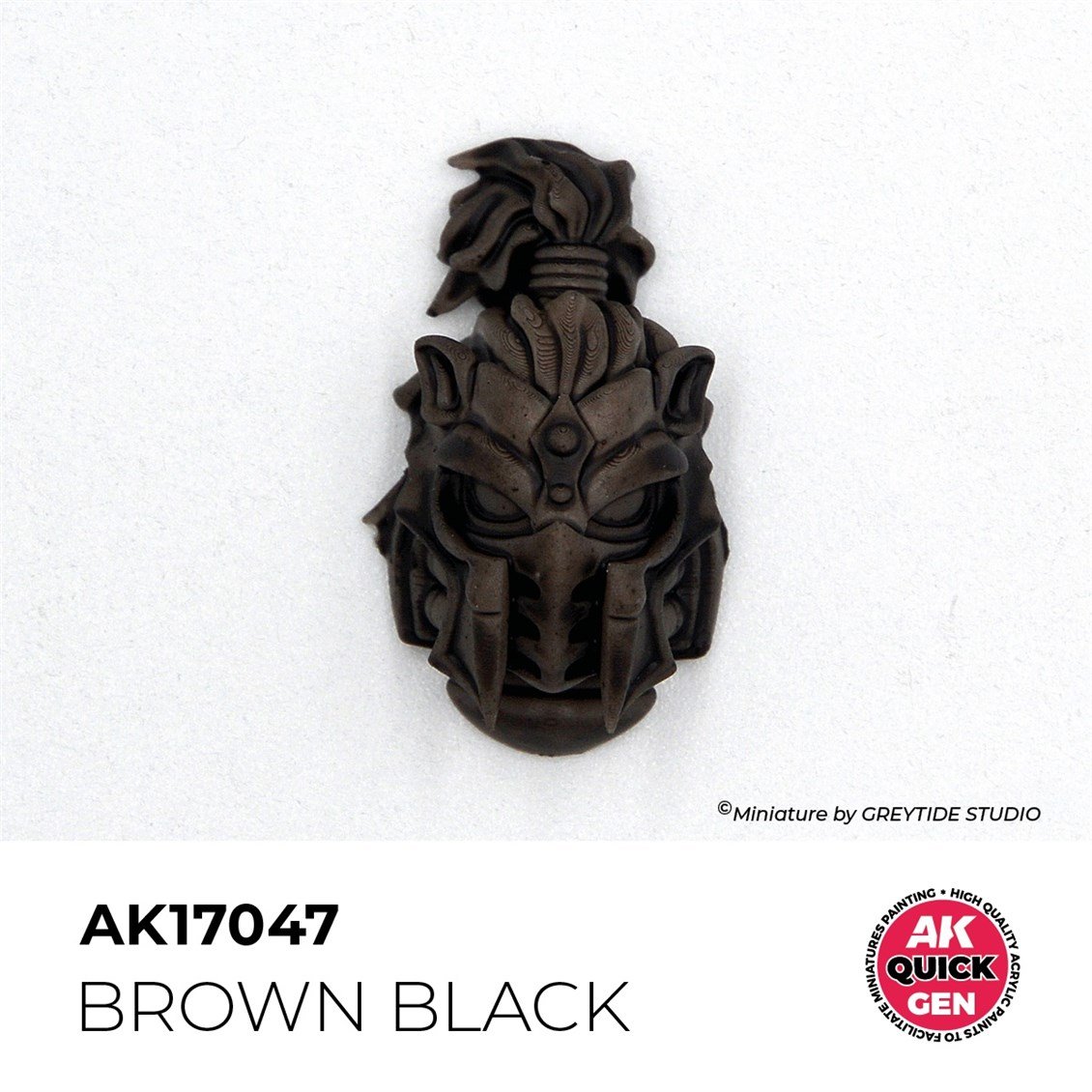 AK 17047 18 ml. Brown Black, QuickGen Serisi Akrilik Model Boyası