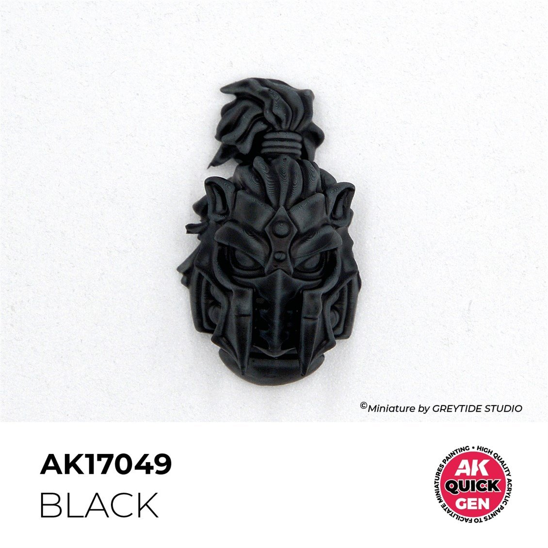 AK 17049 18 ml. Black, QuickGen Serisi Akrilik Model Boyası