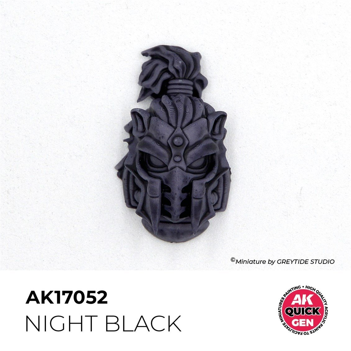 AK 17052 18 ml. Night Black, QuickGen Serisi Akrilik Model Boyası