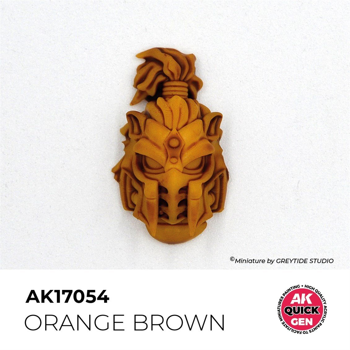 AK 17054 18 ml. Orange Brown, QuickGen Serisi Akrilik Model Boyası