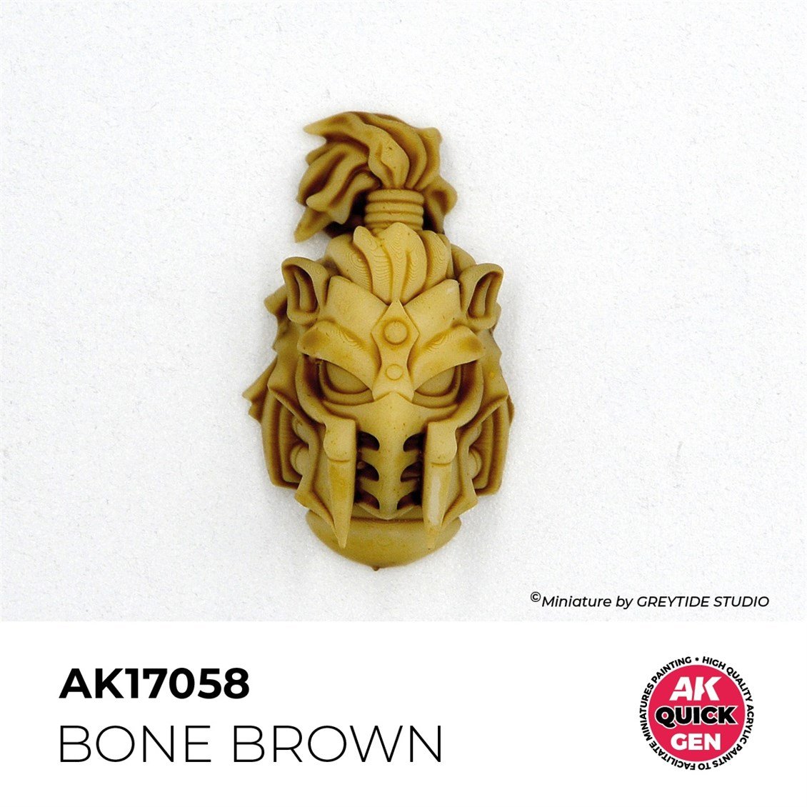 AK 17058 18 ml. Bone Brown, QuickGen Serisi Akrilik Model Boyası