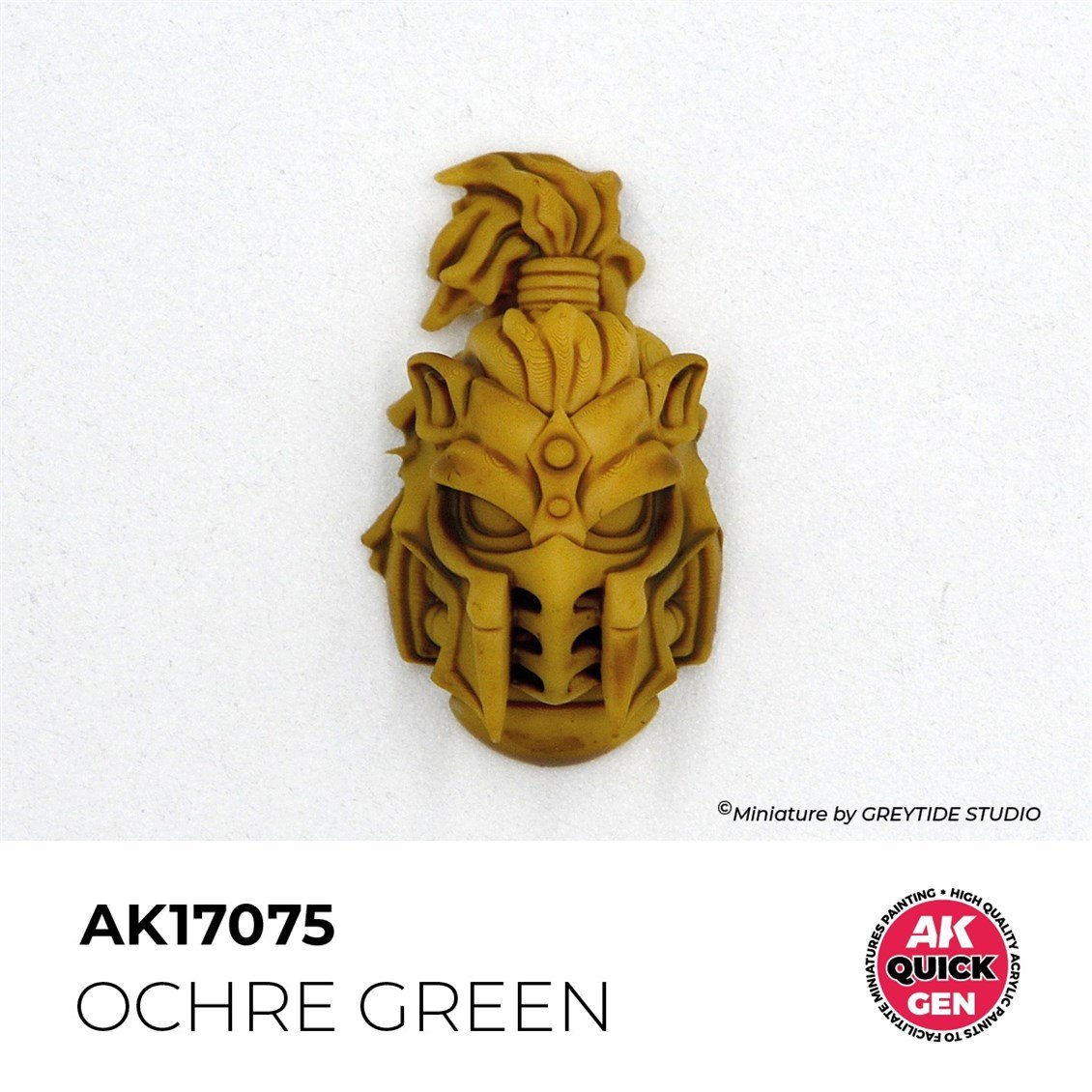 AK 17075 18 ml. Ochre Green, QuickGen Serisi Akrilik Model Boyası