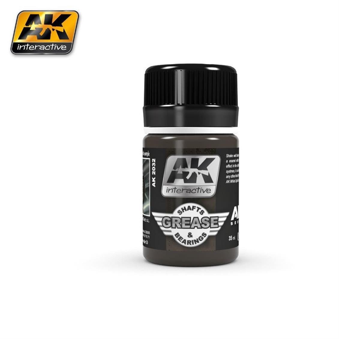 AK 2032 35 ml. Hareketli Parçalar Gres Yağı Efekti, Enamel Model Boyası