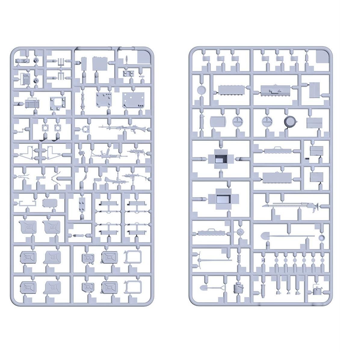 AK 35006 1/35 Ölçek, İsrail Ordusu Aksesuarları, Plastik Model Kiti