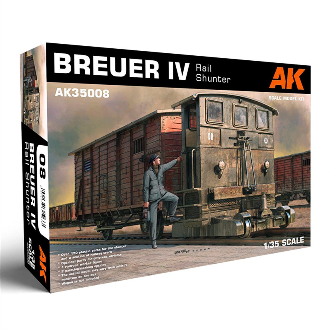 AK 35008 1/35 Ölçek, Breuer IV Ray Parantı, Plastik Model Kiti