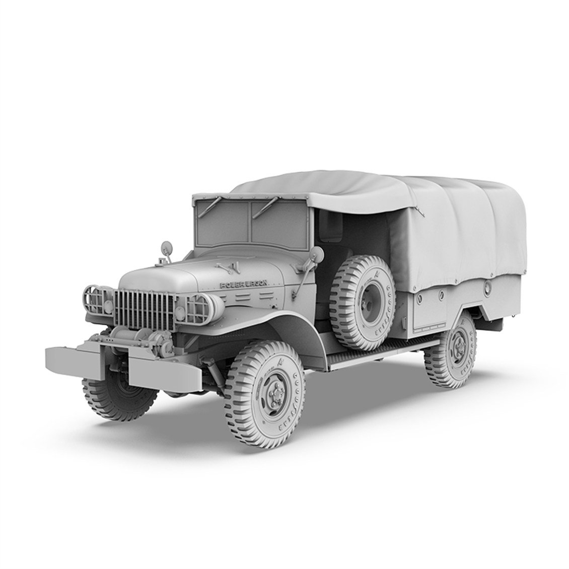 AK 35020 1/35 Ölçek, Dodge WM300 Kargo Kamyonu, Plastik model Kiti