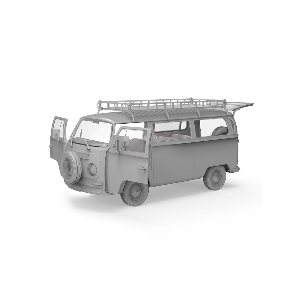 AK 35022 1/35 Ölçek, 1967 T2 VW Minibüs, Plastik Model Kiti