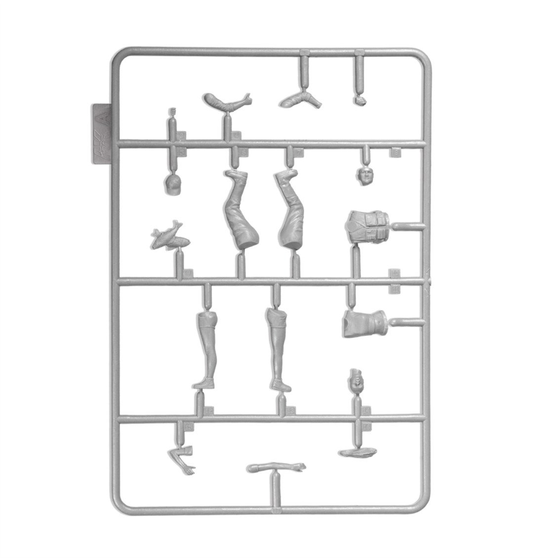 AK 35026 1/35 Ölçek, Avcı ve Balıkçı Figürleri, 4 Adet, Plastik Model kiti
