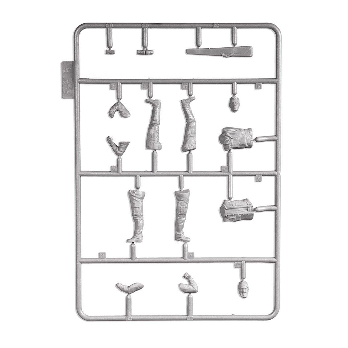 AK 35026 1/35 Ölçek, Avcı ve Balıkçı Figürleri, 4 Adet, Plastik Model kiti