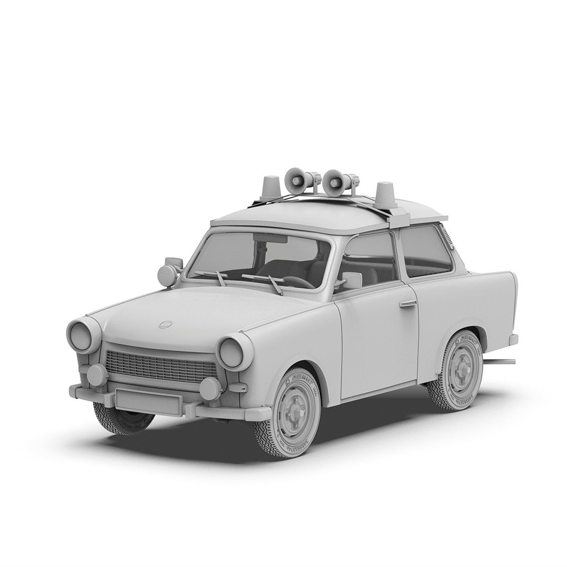 AK 35032 1/35 Ölçek, Trabi 601 S Otomobil, Plastik Model Kiti