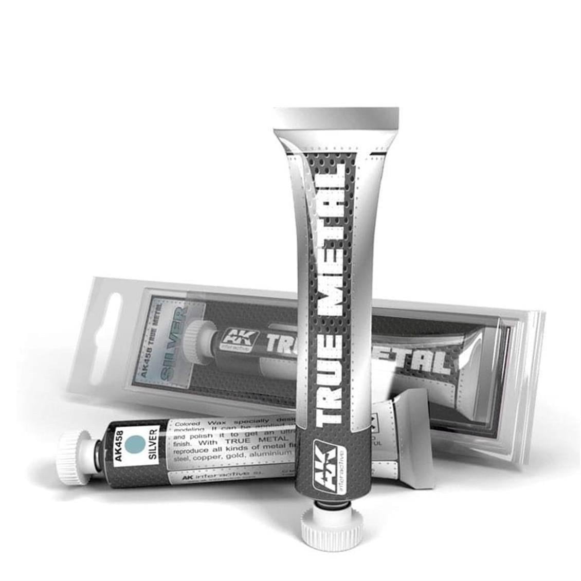 AK 458 20 ml. Silver, True Metal Serisi Model Boyası