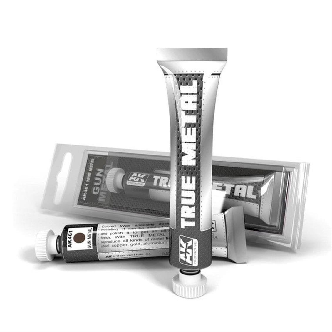 AK 461 20 ml. Gun Metal, True Metal Serisi Model Boyası
