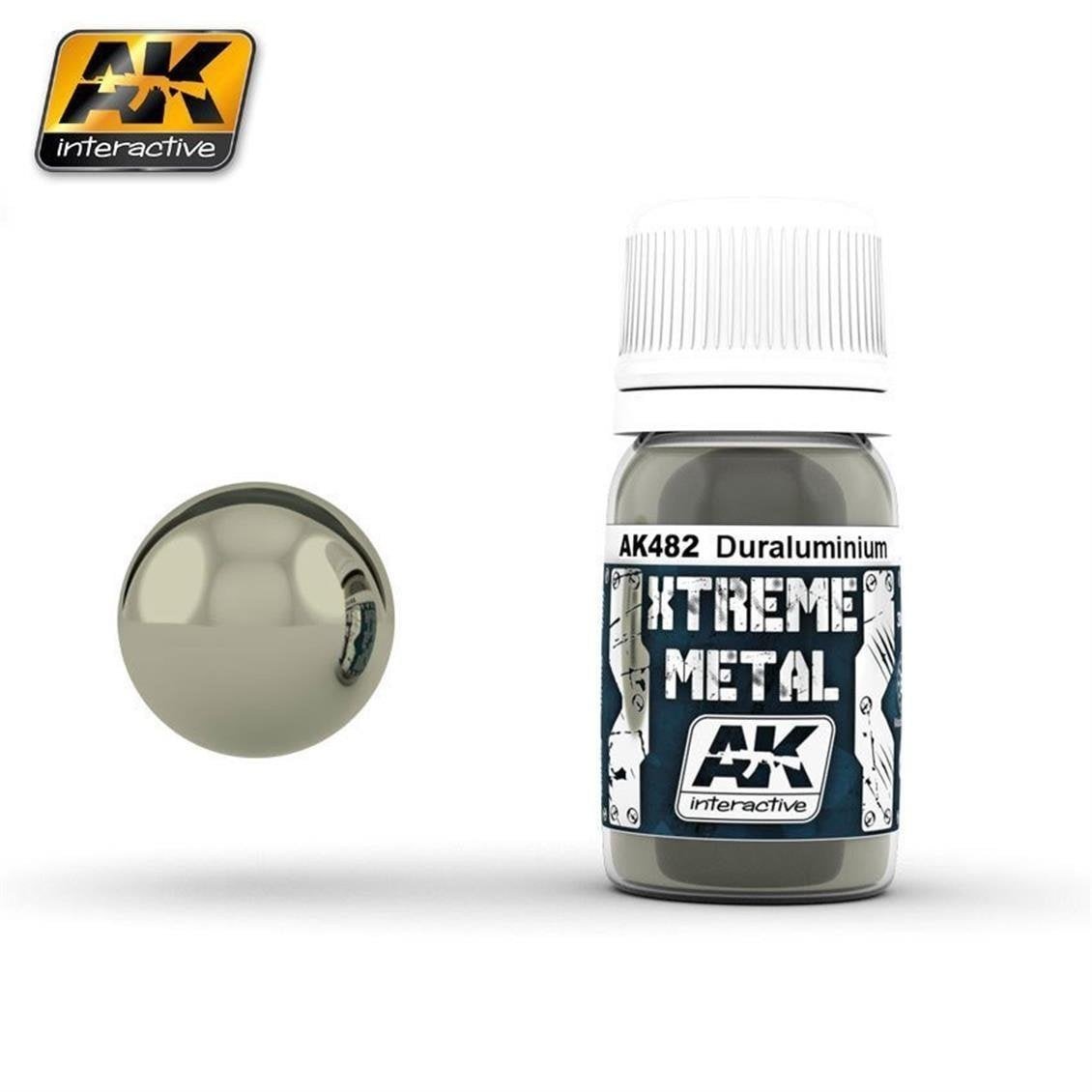 AK 482 30 ml. Duralüminyum Rengi, Xtreme Metal Serisi Model Boyası