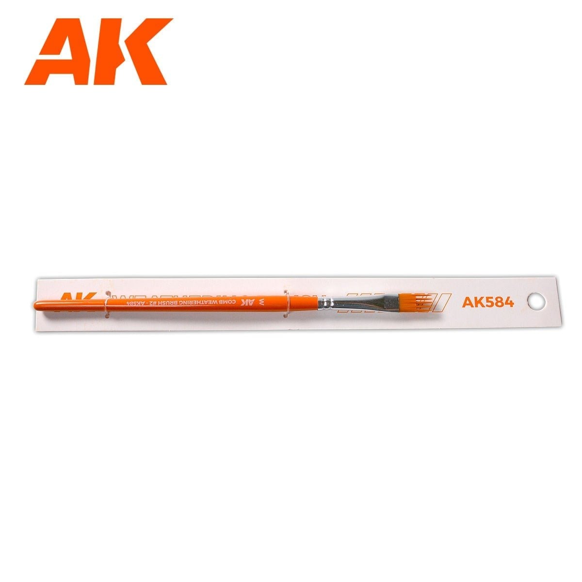 AK 584 Taraklı, Sentetik Kıllı Eskitme Fırçası No.5