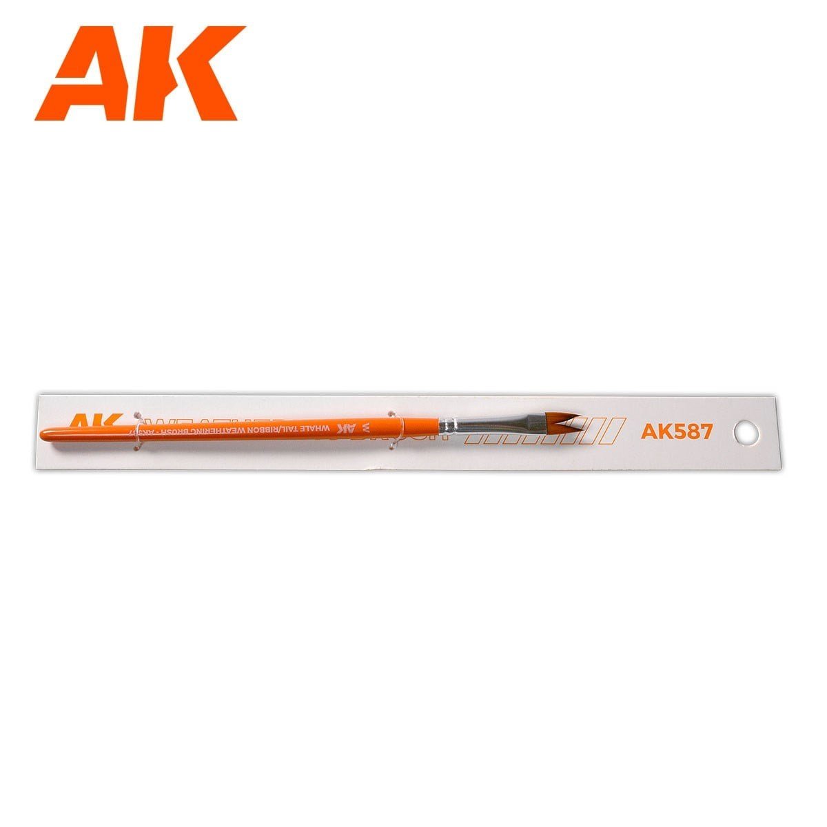 AK 587 Balık Kuyruklu, Sentetik Kıllı Eskitme Fırçası