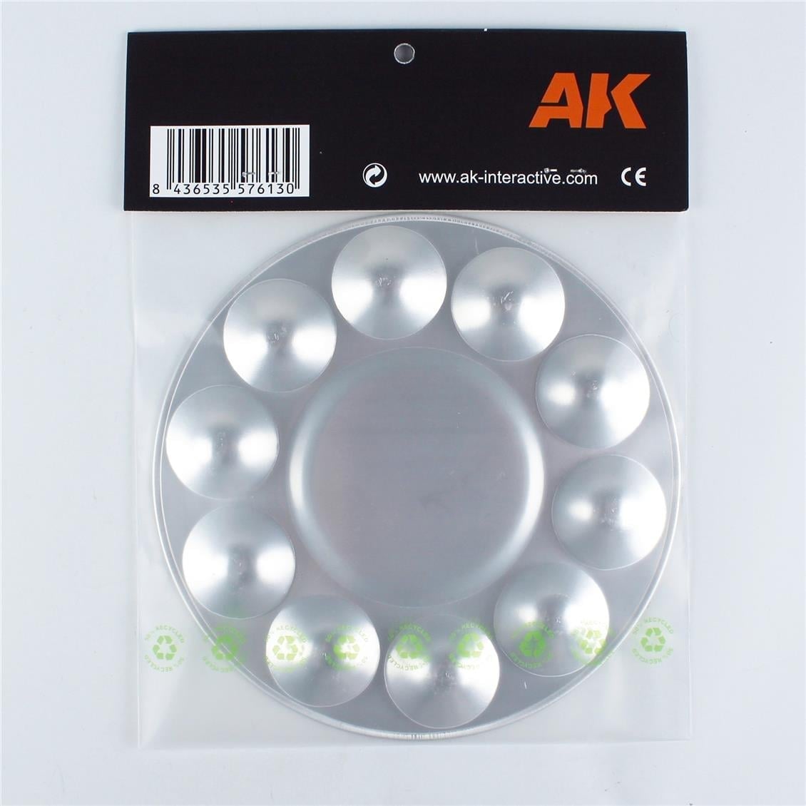AK 613 10 Gözlü Aliminyum Boya Paleti