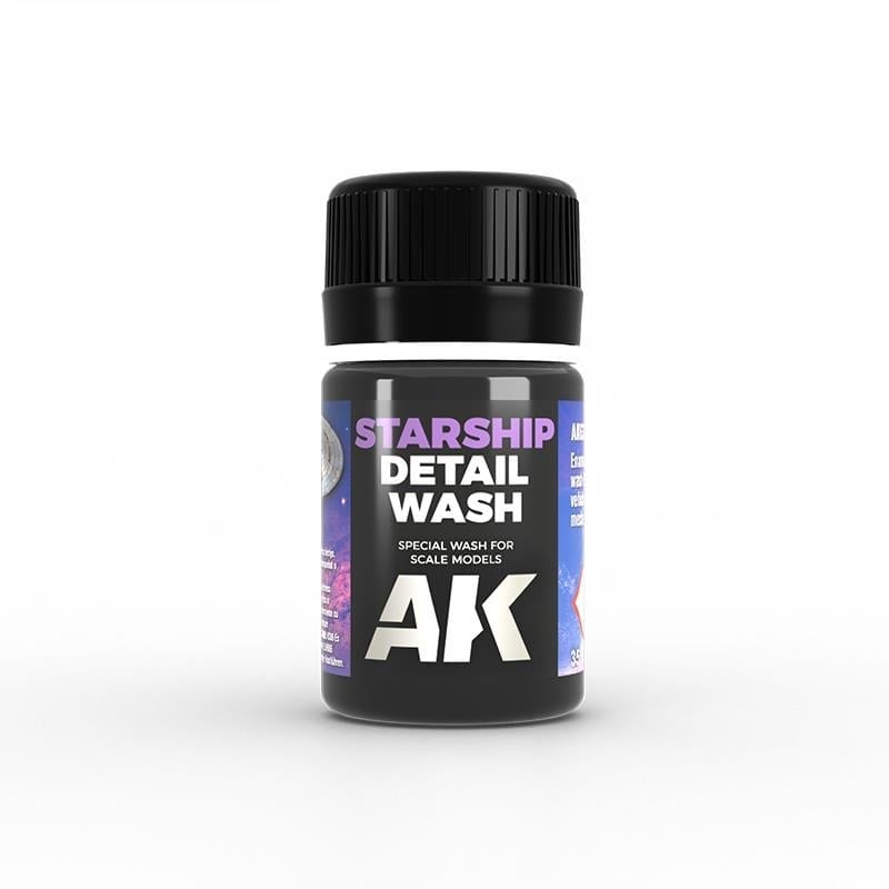 AK 636 35 ml. Uzay Gemisi Detay, Wash Serisi Enamel Model Boyası