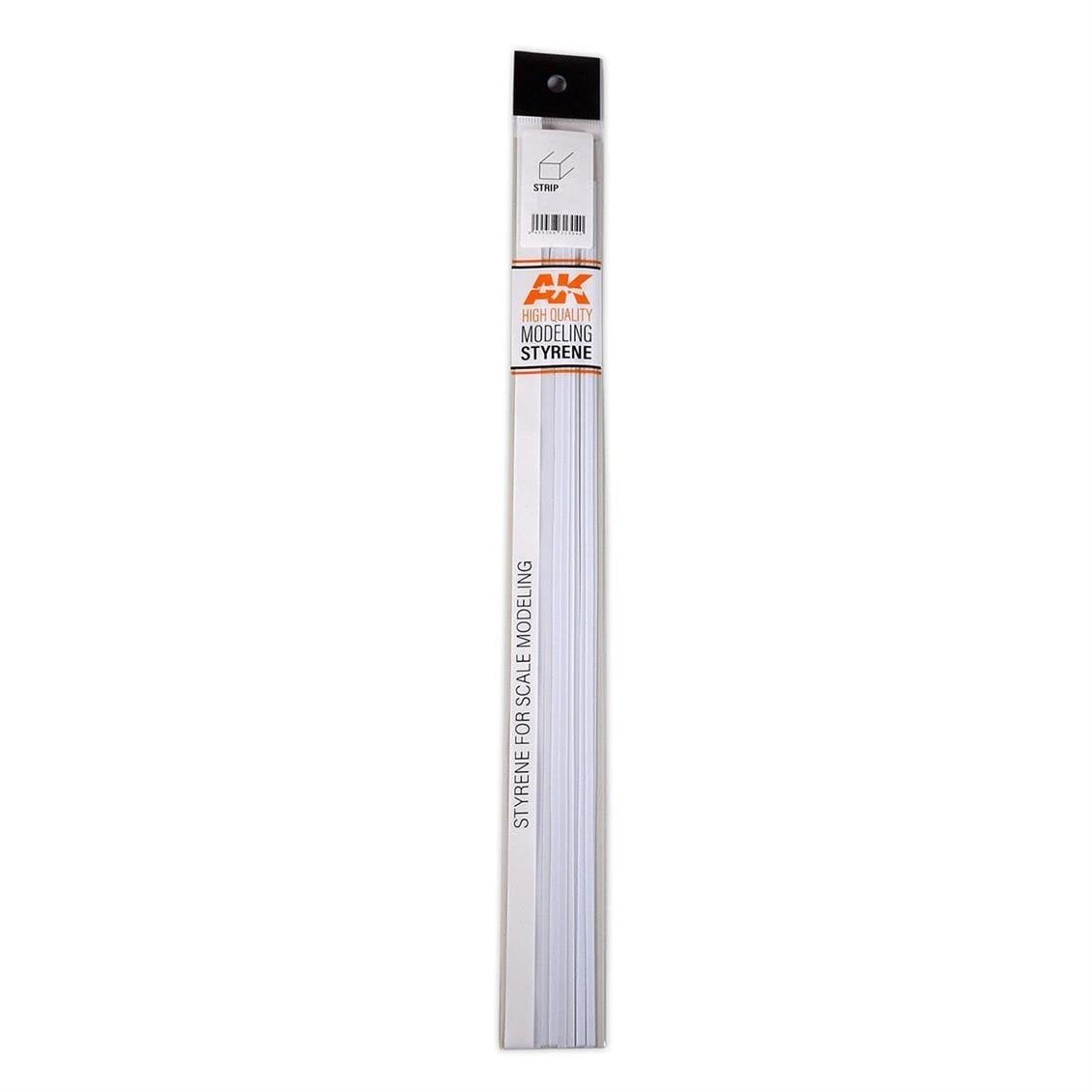 AK 6503  0.30 x 2.00 x 350 mm. Plastik Çubuk, 10 Adet